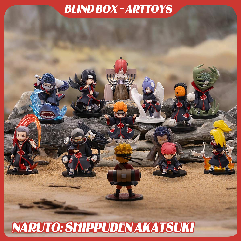 MÔ HÌNH BLIND BOX NARUTO SHIPPUDEN - BATTLE AGAINST AKATSUKI - CHÍNH HÃNG POPMART