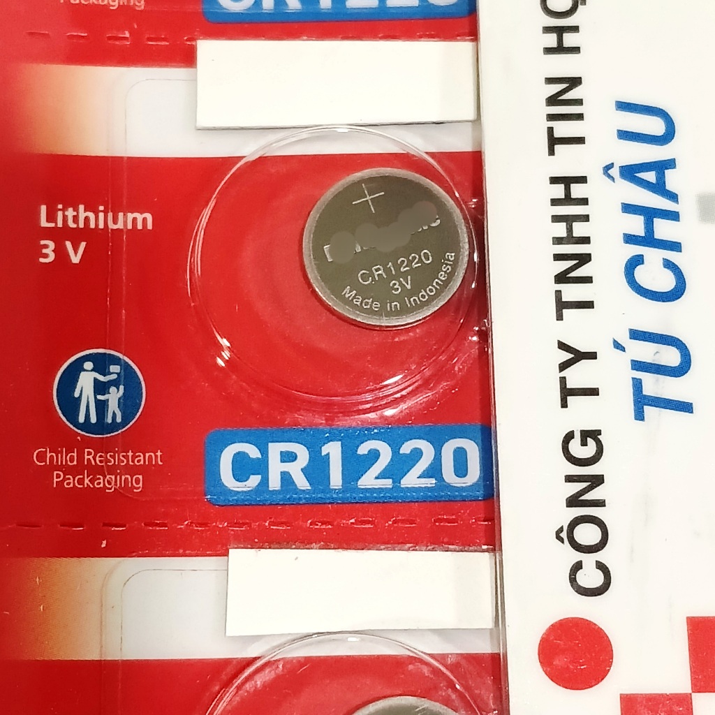 Pin 1220, CR1220, DL1220, ECR1220, GPCR1220, SB-T13, CR1220BH, CR1220EC / Vĩ 1 Viên