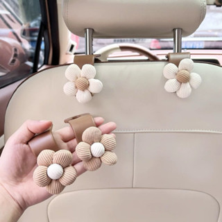  Móc treo đồ ô tô bông hoa siêu dễ thương trang trí nội thất xe sang trọng xinh đẹp 