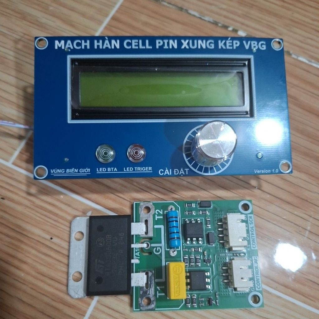 mạch hàn cell pin xung kép VBG