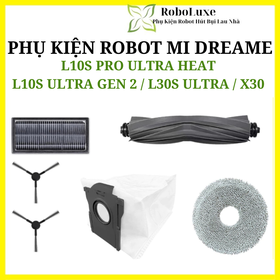 hụ kiện Robot hút bụi mi L10s Pro Ultra Heat, L10s Ultra Gen 2, L30s Ultra, X30 _ Thay thế