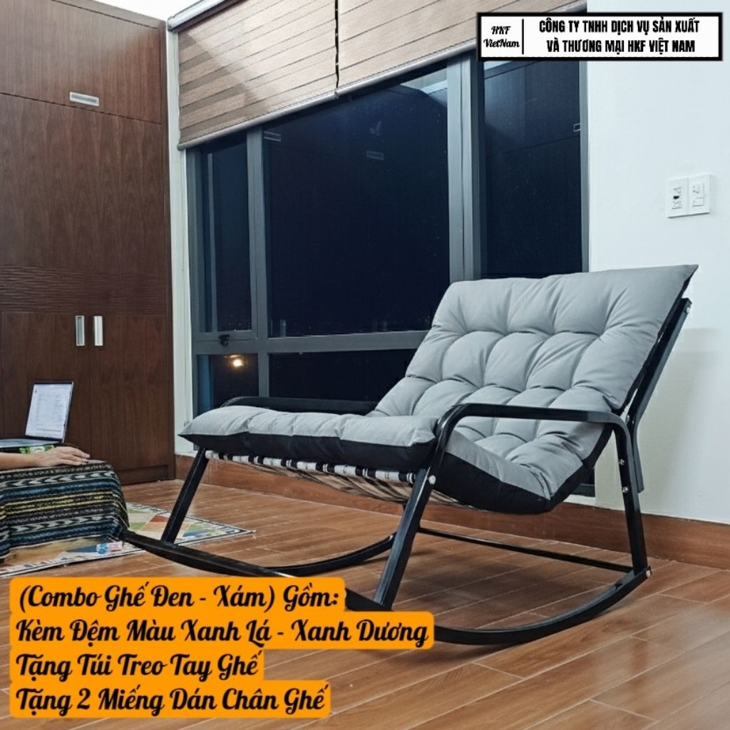 Ghế Bập Bênh 2 người HKF Việt Nam - Ghế Lười Đôi - Đọc Sách - Xem Phim | BigBuy360 - bigbuy360.vn