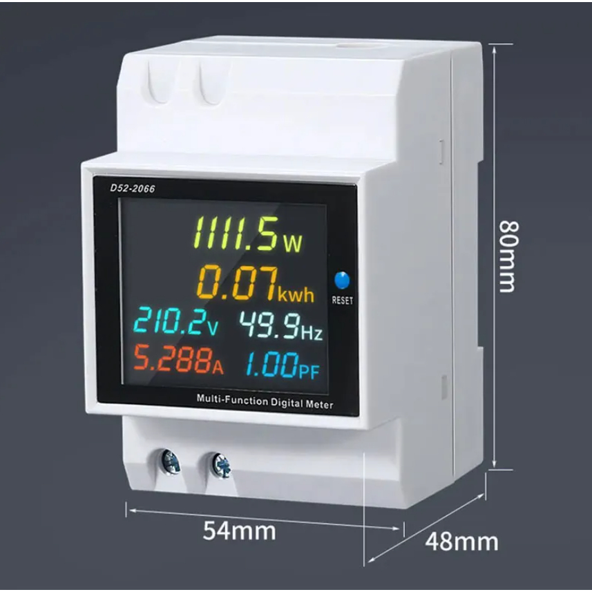 Đồng hồ đo điện đa năng D52-2066 hiển thị rõ nét