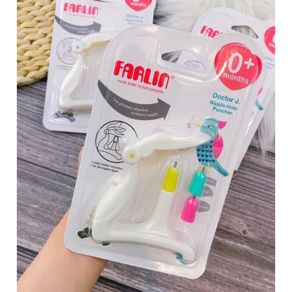 Dụng cụ dập lỗ núm ti Farlin