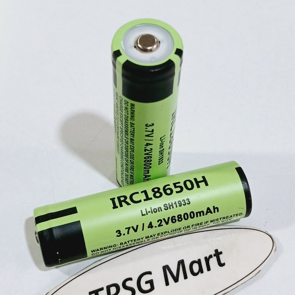 Pin 18650 IRC18650 3.7V - 4.2V / 6800mAh: Đầu Nhọn (Pin Li-ion 3.7V / 4.2V)