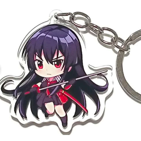 Móc khóa Acrylic Anime Chất lượng cao Akame