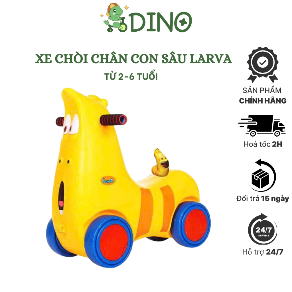 Xe Chòi Chân Con Sâu Larva DINO STORE
