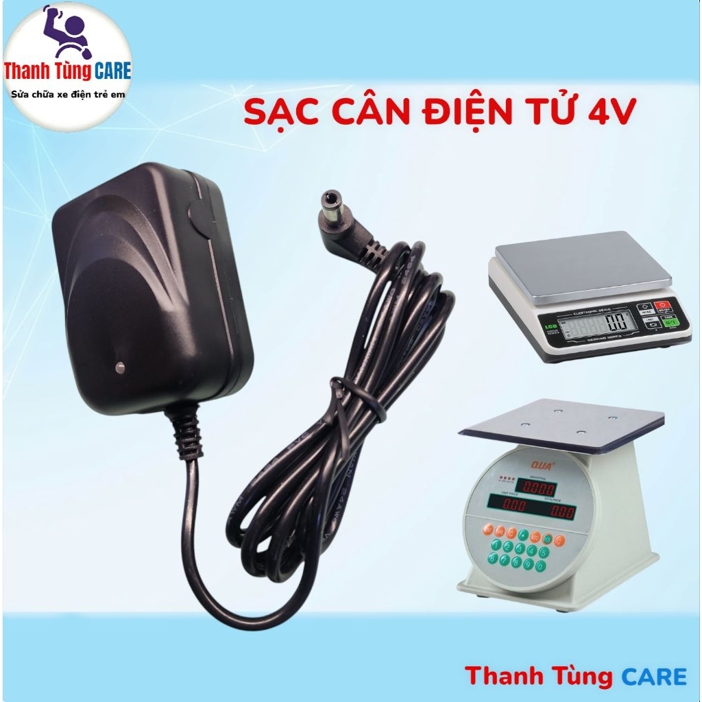 Sạc cân điện tử 4V, Cục sạc pin cân điện tử 4V