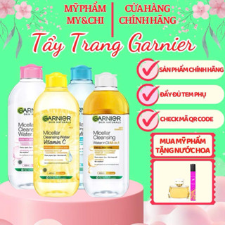 Nước Tẩy Trang Garnier Micellar Vàng Dầu  Xanh Hồng Da Dầu Mụn,Nhạy Cảm,Khô  hàng cty chính hãng 