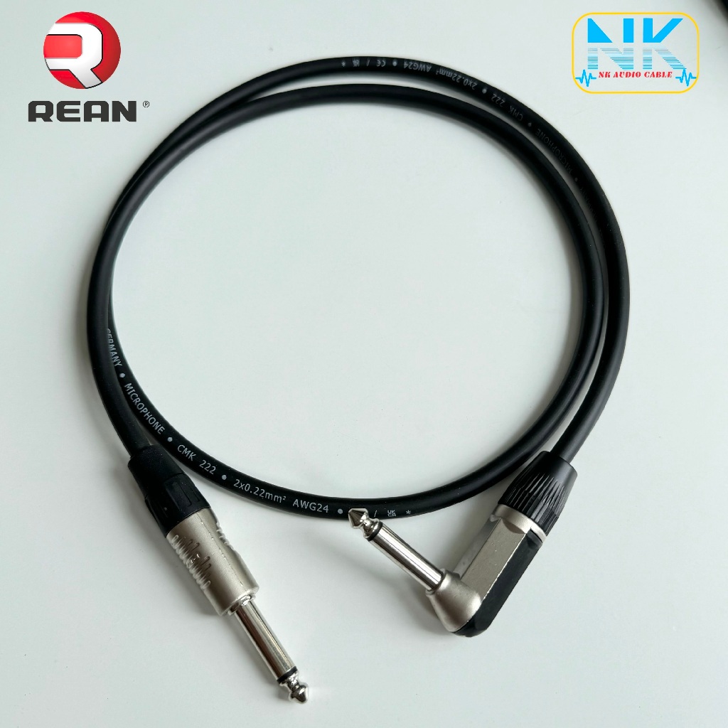 Cáp 2 Đầu 6.3mm Cong Thẳng Cordial Germany CMK22