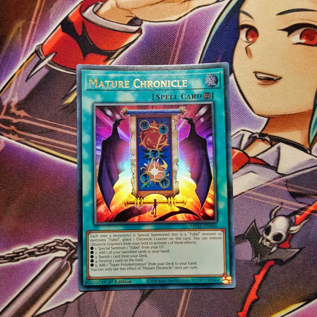 Thẻ bài Yugioh chính hãng | Mature Chronicle | MP25 Ultra Rare.