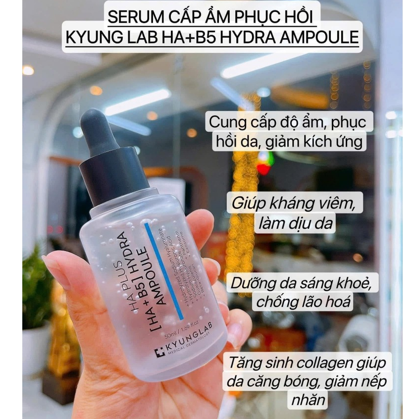 Serum HAB5 kyunglab cải thiện tình trạng da khô bong tróc,phục hồi dung tích 50ml-100ml(chính hãng k