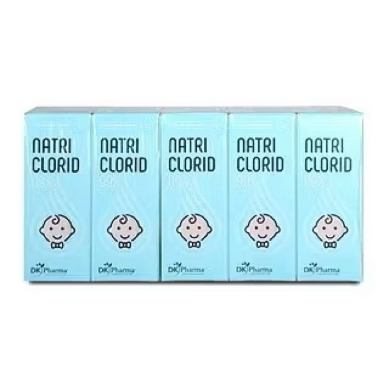 [Lốc 10 chai] Nước muối sinh lý vệ sinh mũi, mắt, rơ miệng cho bé 10ml - Dkpharma