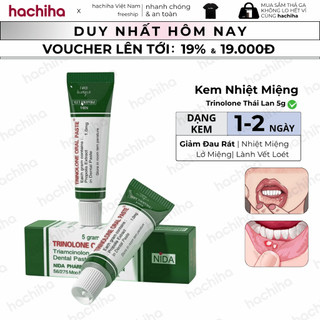 Kem Bôi Nhiệt Miệng Nida Thái Lan 5g - Hỗ Trợ Giảm Nhiệt Miệng, Lở Loét Miệng