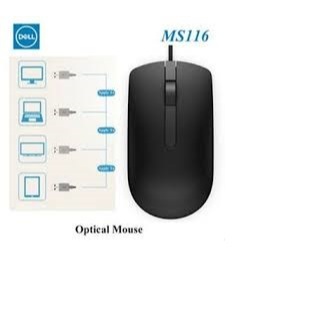 Chuột máy tính Dell MS116 (Đen)