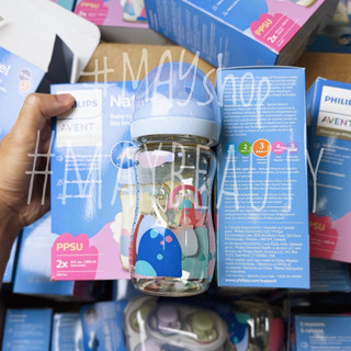 (Tách Set ❤️ Ko Hộp) Bình sữa chống đầy hơi 𝐀𝐯𝐞𝐧𝐭 𝐍𝐚𝐭𝐮𝐫𝐚𝐥 120ml/125ml/240ml/260ml/330ml