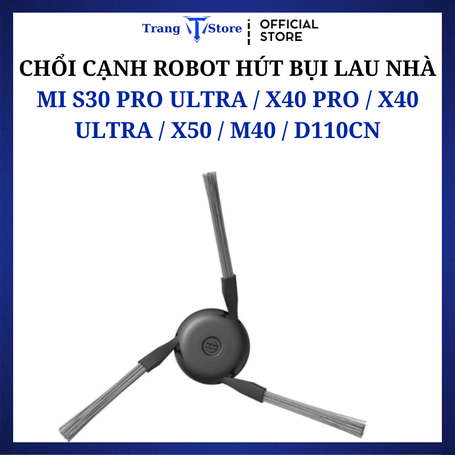 Chổi cạnh Robot hút bụi mi S30 Pro Ultra X40 Pro X40 Ultra X50 M40 D110CN _ Phụ kiện thay thế