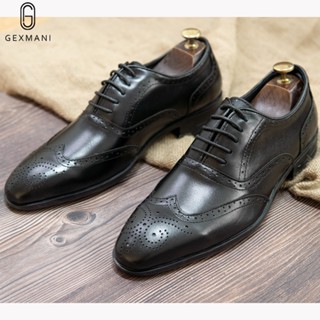 Giày tây nam oxford cao cấp da bò thật bảo hành 1 năm - Mã T12