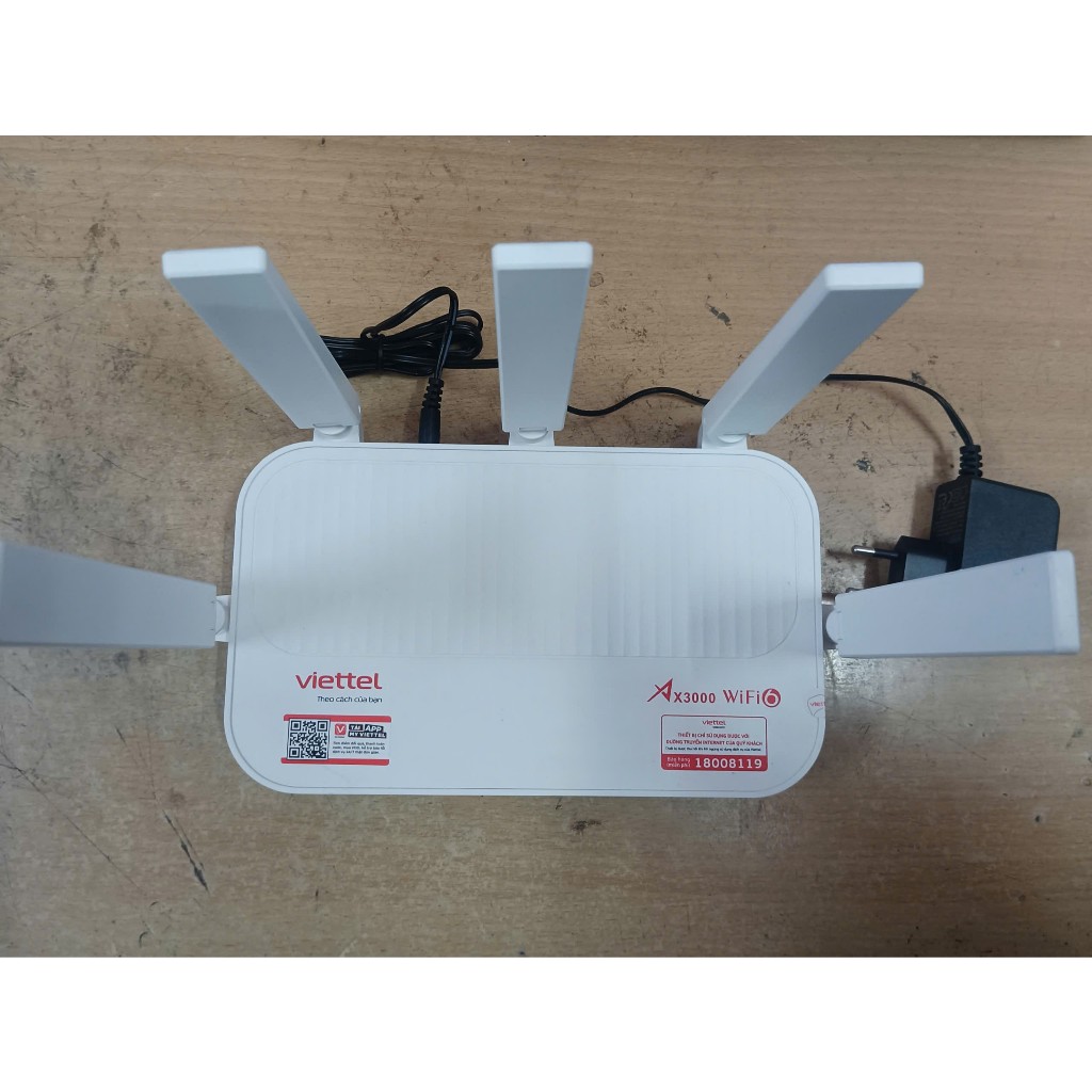 (Hàng Cũ) Bộ Phát Wifi Mesh Viettel ZTE HV3601P  AX3000Mbps Wifi 6.