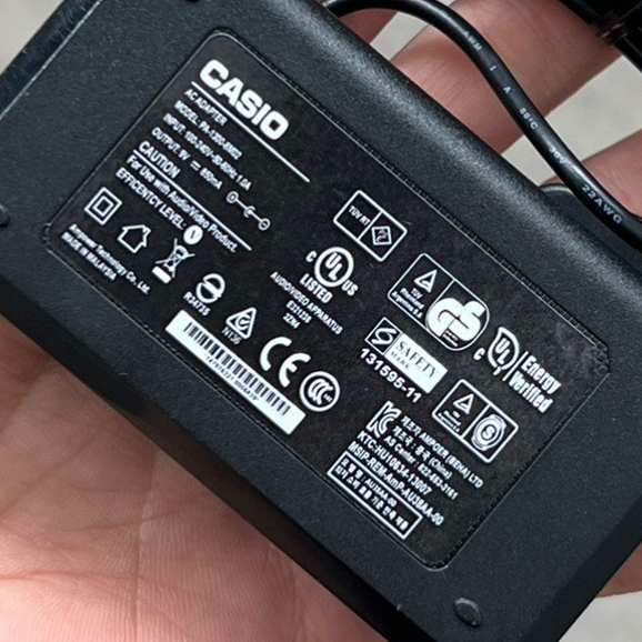 Dây nguồn đàn Casio CTK-450 chính hãng casio