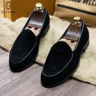 Giày lười da nam cao cấp da bò thật bảo hành 1 năm - Mã T18