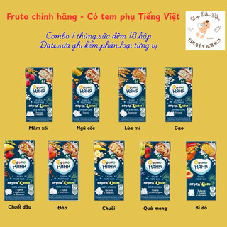 [date t8-t12/2026]-Combo 1 thùng sữa đêm FRUTO 200ML MIX/ CHỌN VỊ