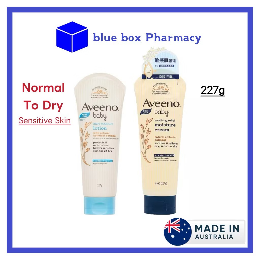 Aveeno Baby Kem dưỡng / Sữa dưỡng cho da khô và nhạy cảm Baby Daily Moisture Cream / Lotion 227g