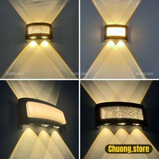  Đèn hắt tường cầu thang ban công cổng tường ngoài trời vỏ hợp kim nhôm kín nước IP65 - WA9306 