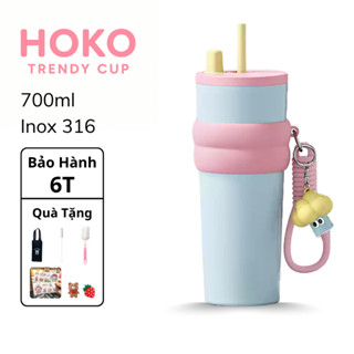  Ly giữ nhiệt Candy 710ml inox 316 có ống hút bình nước giữ nhiệt ShopHoKo mẫu mới 2025 
