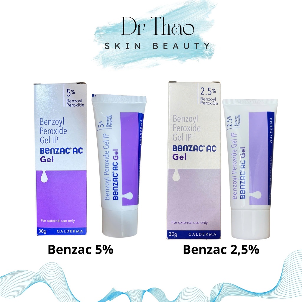 [30g] Kem chấm mụn AC BPO 2,5% - 5% dành cho mọi loại da