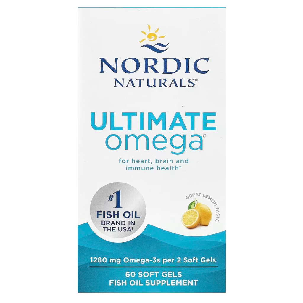 [CT] Ultimate Omega Lemon, 60 v i e nn Nordic Naturals