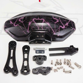  Dè Chắn bùn v1 v2 tia sét carbon loại 1 cho xe điện độ vân cacbon 