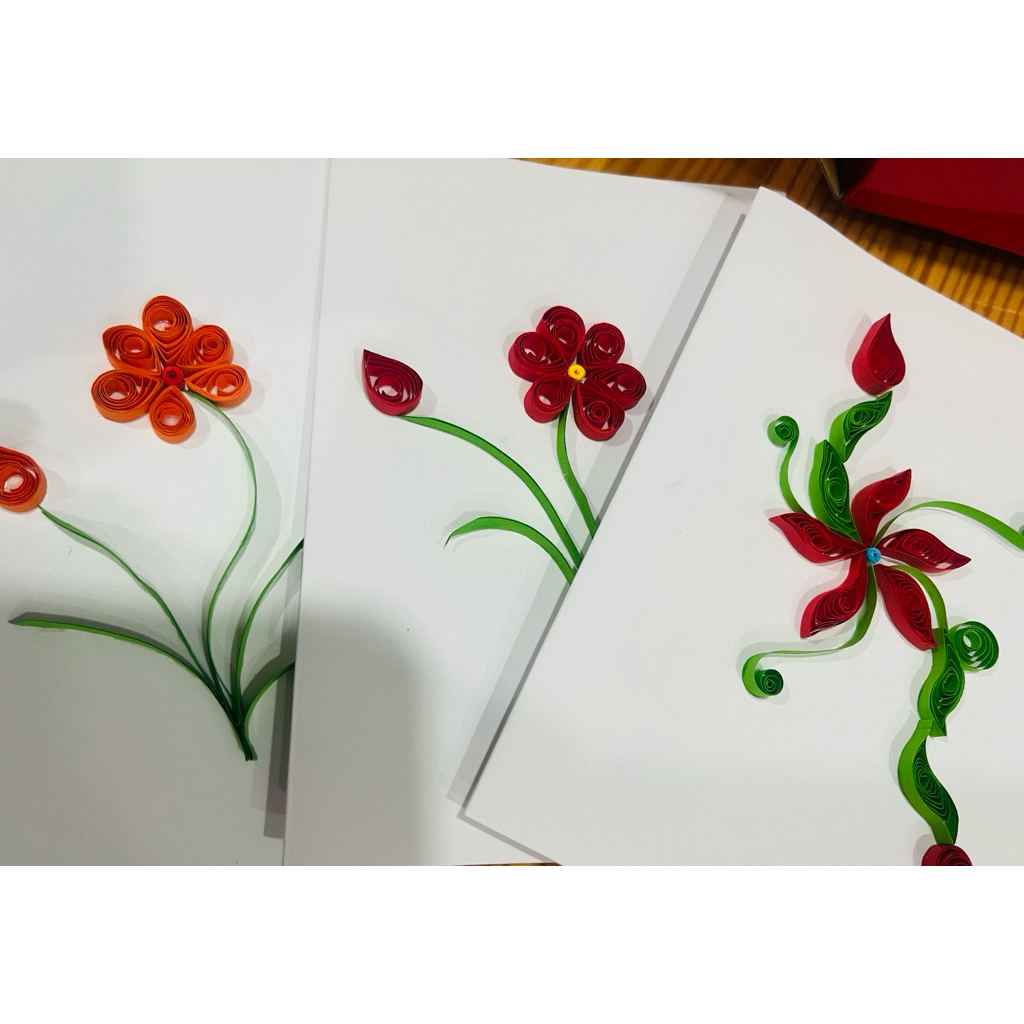 Thiệp Hoa Quilling