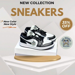 Giày Sneaker_JD Đen Trắng, Giày Thể Thao Nam Nữ _JD1 Đen Trắng Quốc Dân Phong Cách Basic Dễ Phối Đồ.