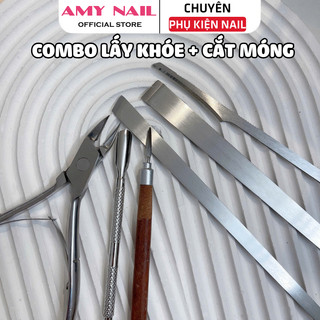  Set Combo Dụng Cụ Lấy Khóe & Cắt Móng Tay Chân – Chất Liệu Thép Chuyên Dụng Siêu Bền Dễ Sử Dụng Tại Nhà – AMY NAIL 