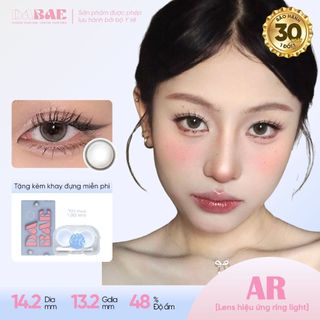  Lens cận DABAE kính áp tròng màu xám trong veo 3 tháng DIA 14.2mm dưỡng ẩm có độ 0-8 AR 