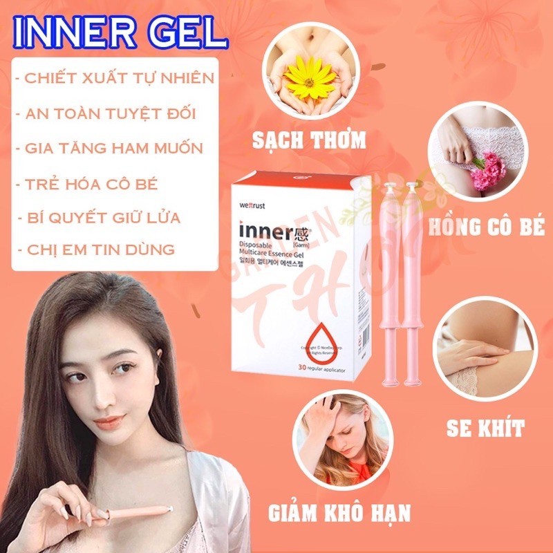 ĐŨA THẦN INNER GEL - GEL VỆ SINH VÙNG KÍN AN TOÀN TIỆN LỢI CHO CHỊ EM PHÁI NỮ