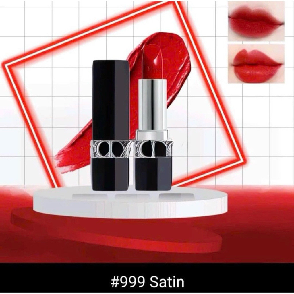 [ Minisize 1.5g Fullbox Bill Sephora ] Son D0R ROUG  999 Satin