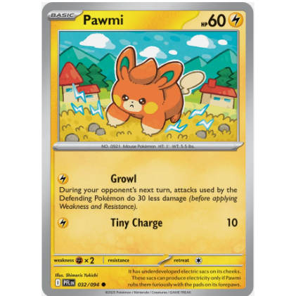 [Thẻ bài Pokemon TCG] 032/094 Pawmi