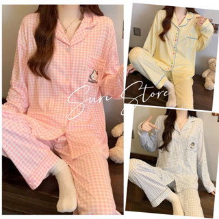   Có sẵn  Bộ đồ ngủ in hình Hello Kitty dễ thương ngọt ngào dành cho nữ. Đồ ngủ pỵjama dài tay thoải mái 