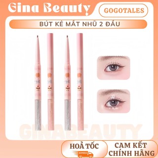   GOGOTALES  Bút Kẻ Mắt 2 Đầu Gogo Tales Chính Hãng  Eyeliner Lâu Trôi Nhũ Kim Tuyến GINABEAUTY 