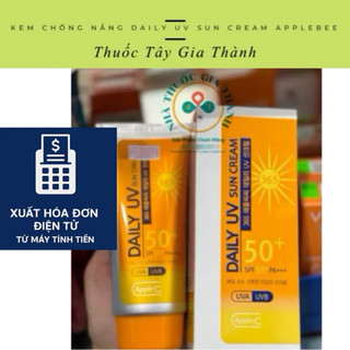   Link mới  Kem chống nắng Daily UV Sun Cream - Kem Chống Nắng APPLEBE C DAILY UV Sun Cream SPF50+ PA+++ 