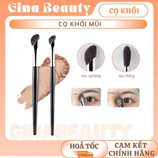  Cọ khối và bắt sáng mũi chuyên nghiệp Cọ Khối Cọ Xéo Đánh Khối Mũi Đầu Vát Dẹt Lông Mềm Mại 