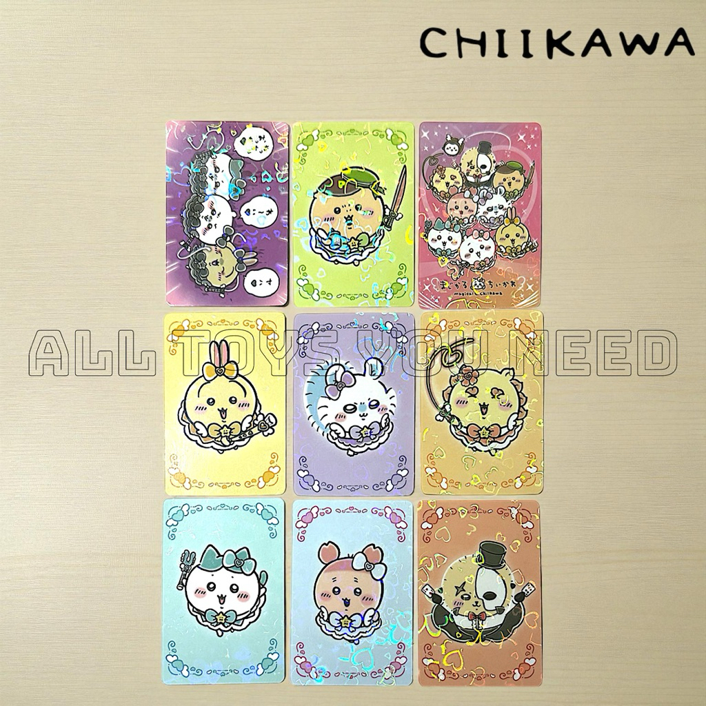 [Tặng sleeve] [OFF] Card Chiikawa Magical Holo Shiny | Card Chiikawa lấp lánh chính hãng | Thẻ Chiik