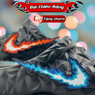   Charm Riêng Không Dép  Charm Gắn Dép Crocs Đại Chiến Rồng-Combo 2 Sticker Gắn Dép-Nút cài dép-Phụ Kiện Phù hợp cho Dép 