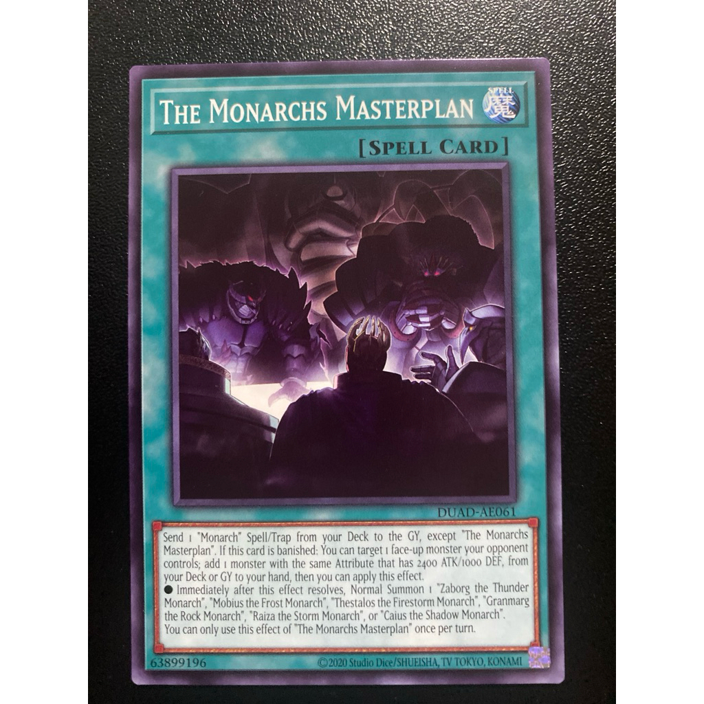 The Monarchs Masterplan - Common AE/TCG - DUAD-AE061/EN061