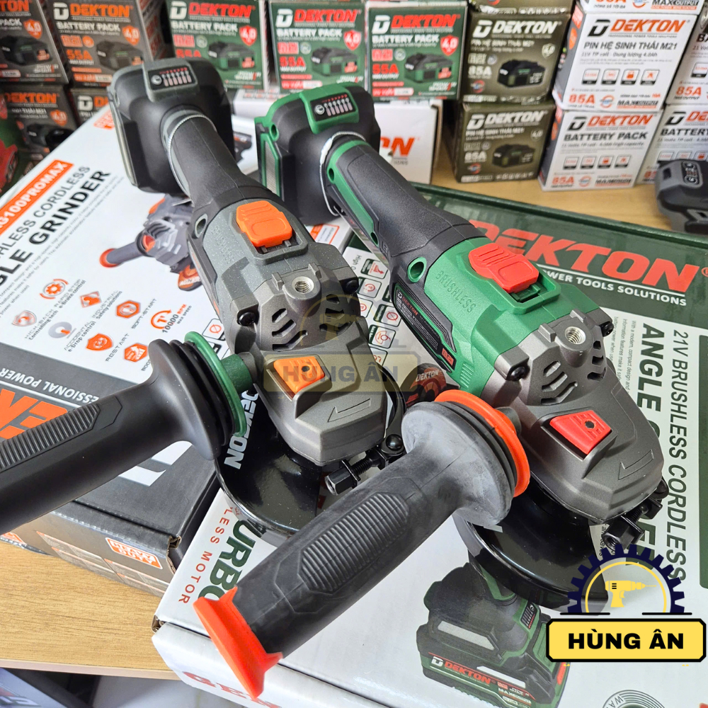 Máy mài tốc độ cao GEN 3 Dekton M21-AG100PROMAX/Motor brushless/Chân pin phổ thông