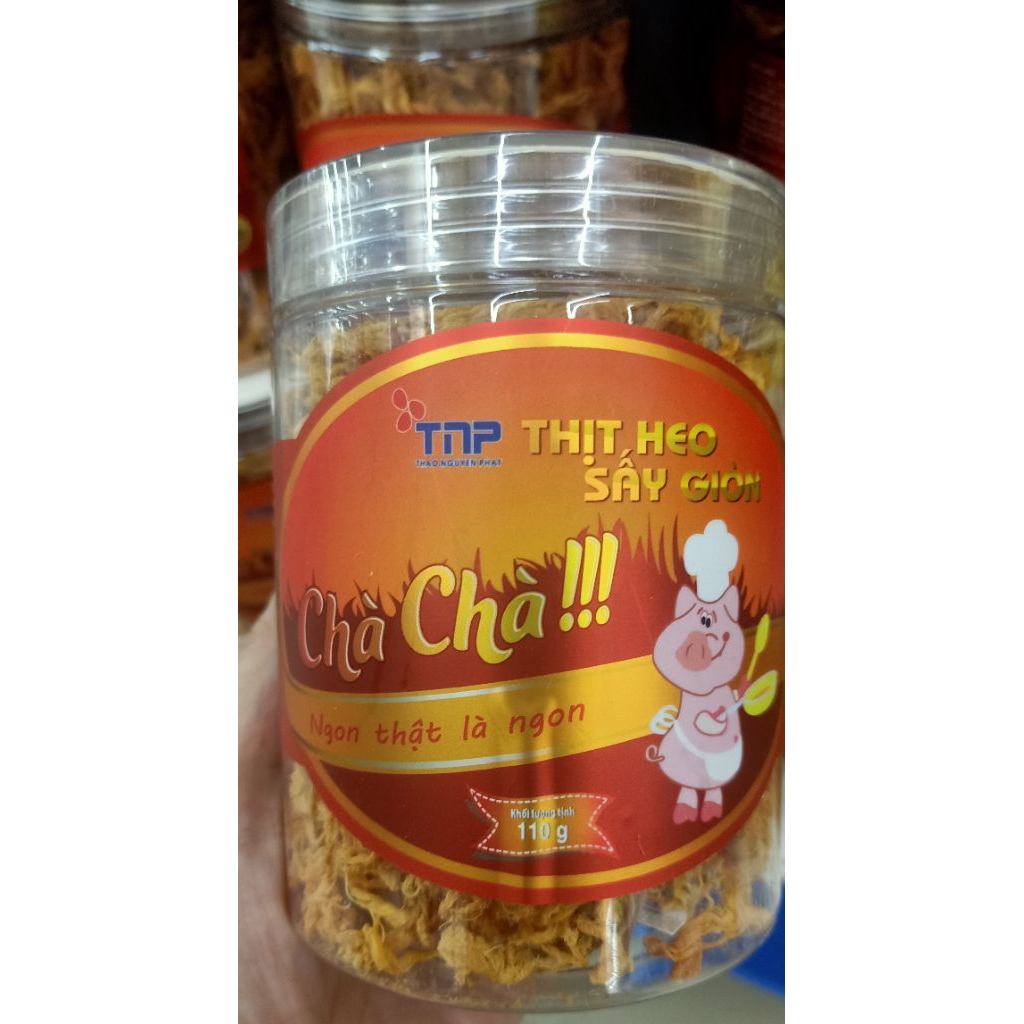 [DATE MỚI] Thịt Heo Sấy Giòn Chà Chà Thảo Nguyên Phát TNP 110g (KC1)