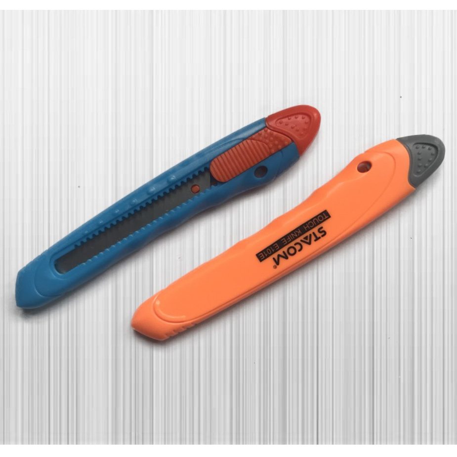 [Xả kho] Dao rọc giấy cỡ nhỏ, tiện dụng mang theo, dùng lưỡi 9*100mm, siêu bén | Stacom E101D