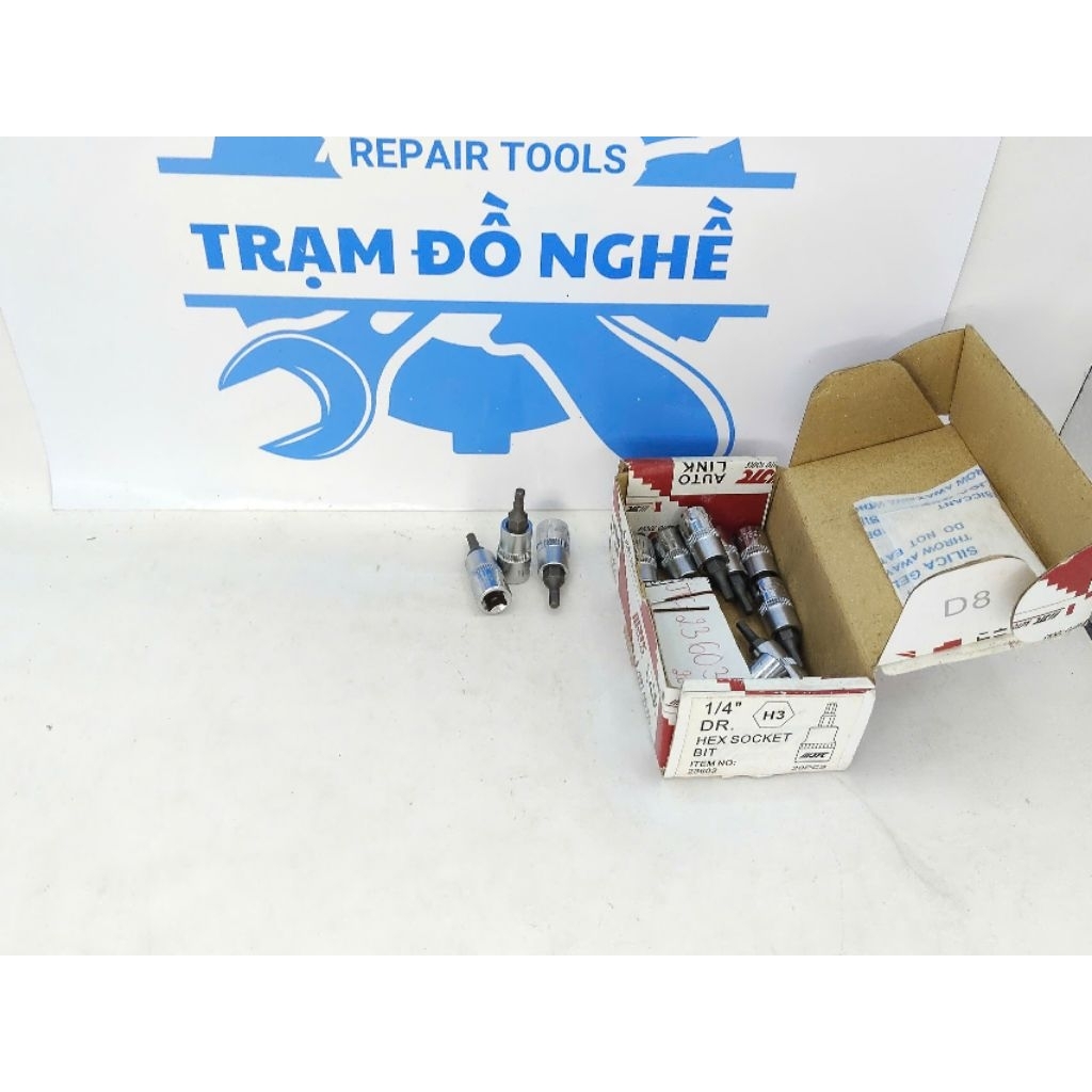 Đầu tuýp lục giác 1/4''x H3, model: JTC-JTC-23603